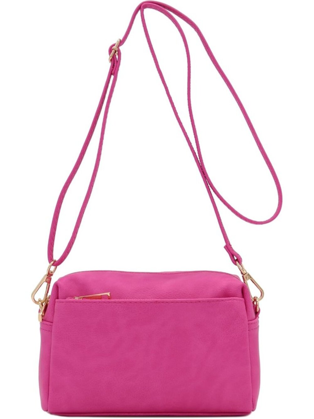 Stylish Triple Zip Small Crossbody Bag | Versatile, Lightweight & Functional